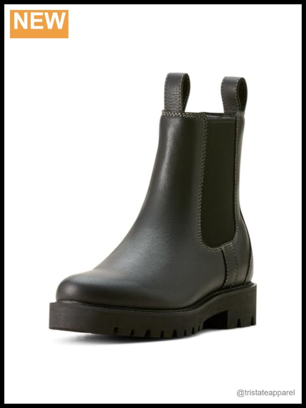 Waterproof Leather Chelsea Boot Mid-Calf Women's